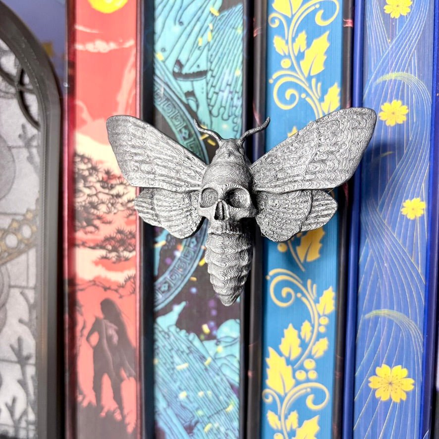 "Moth" Spine Hugger- Bookshelf Decor