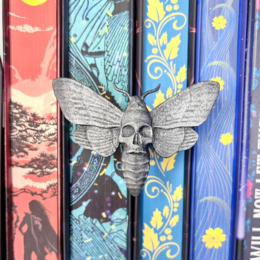 "Moth" Spine Hugger- Bookshelf Decor