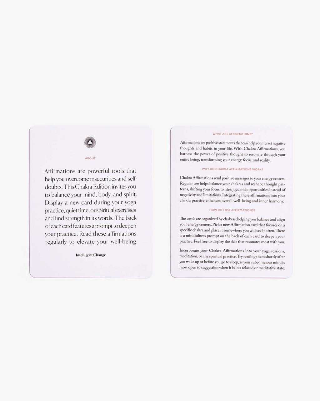 Mindful Affirmations: Chakra Balancing- Journal