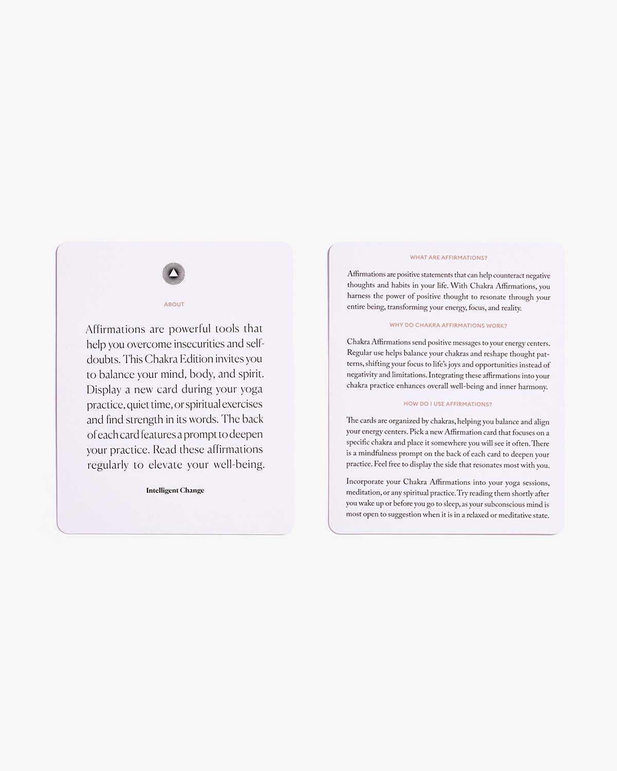 Mindful Affirmations: Chakra Balancing- Journal