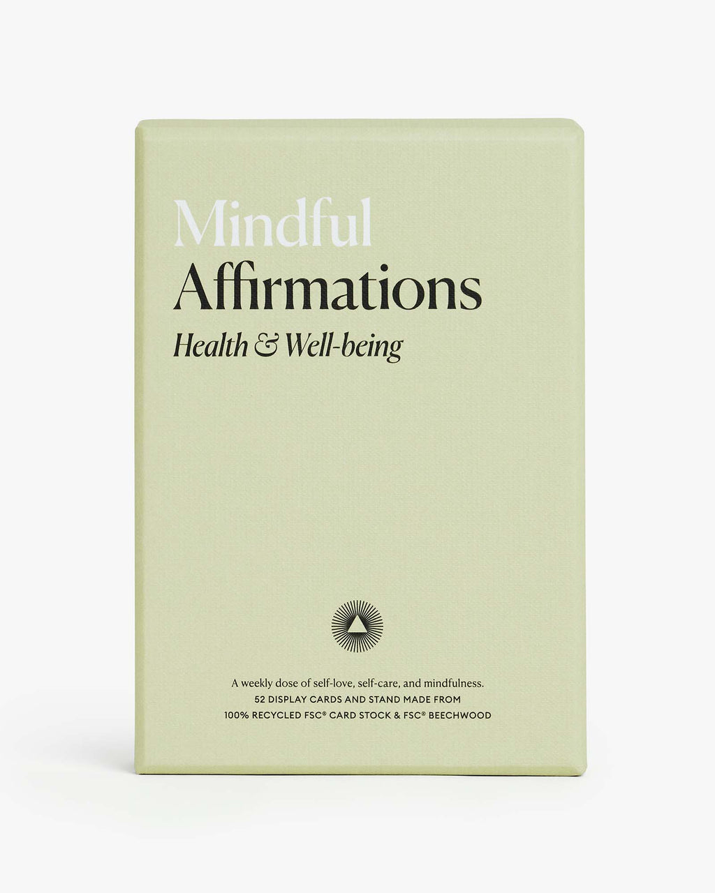 Mindful Affirmations Cards: Health & Wellbeing- Journal
