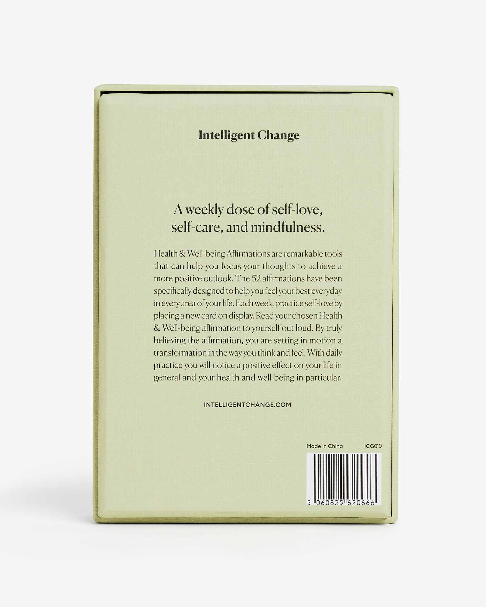 Mindful Affirmations Cards: Health & Wellbeing- Journal