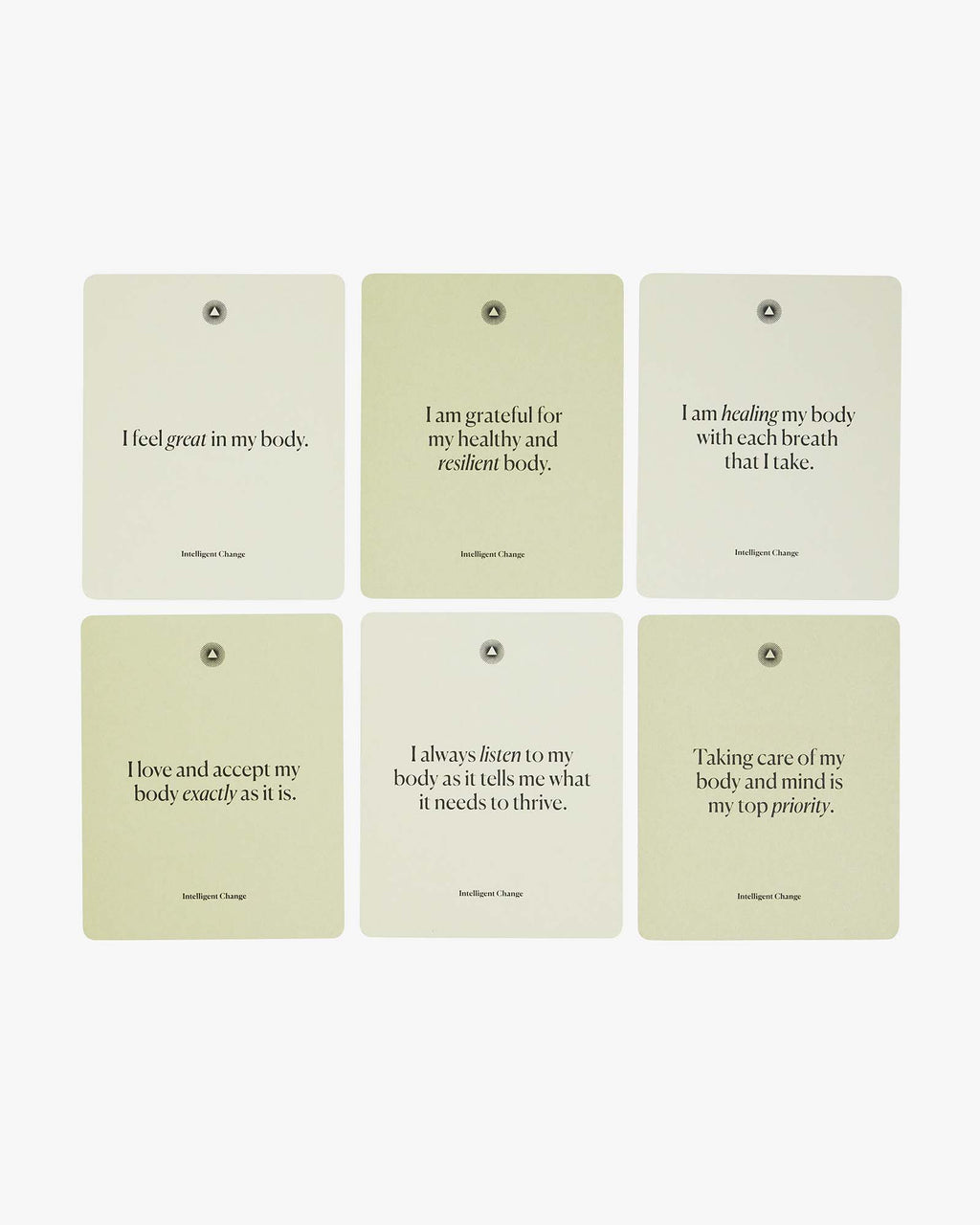Mindful Affirmations Cards: Health & Wellbeing- Journal