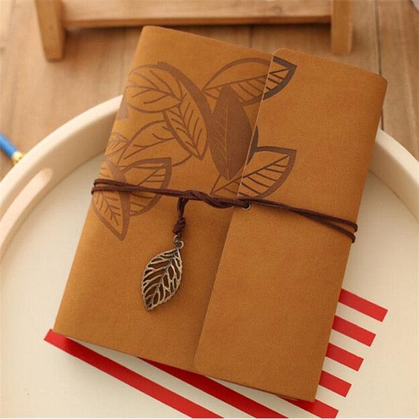 Leather Vintage Kraft Paper-Photo Album