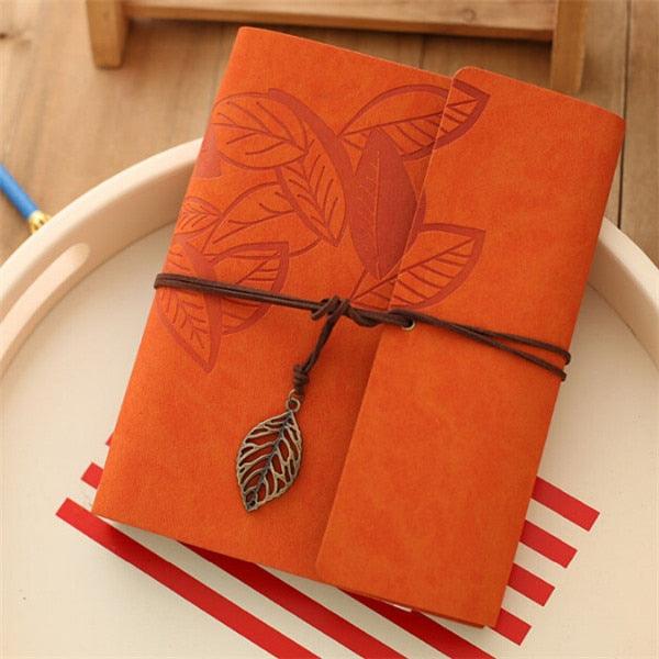 Leather Vintage Kraft Paper-Photo Album