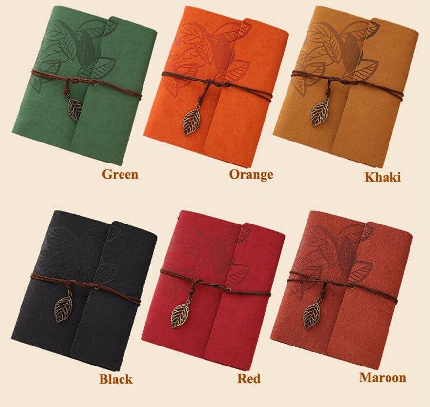Leather Vintage Kraft Paper-Photo Album