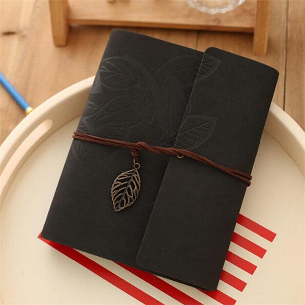 Leather Vintage Kraft Paper-Photo Album
