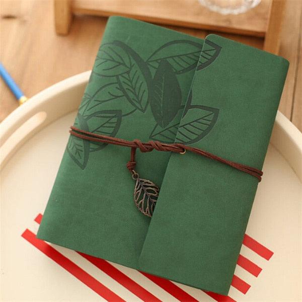 Leather Vintage Kraft Paper-Photo Album