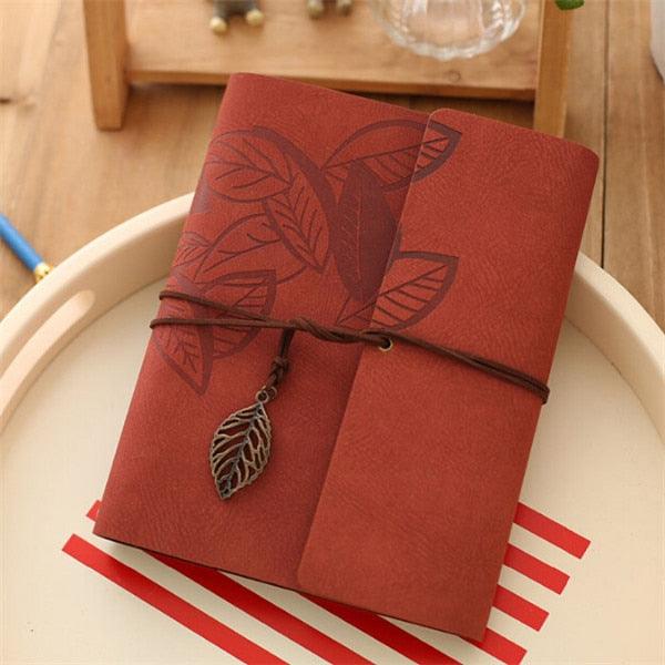 Leather Vintage Kraft Paper-Photo Album