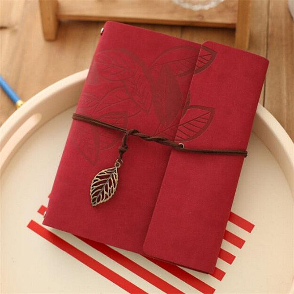 Leather Vintage Kraft Paper-Photo Album