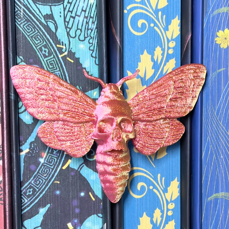 "Moth" Spine Hugger- Bookshelf Decor