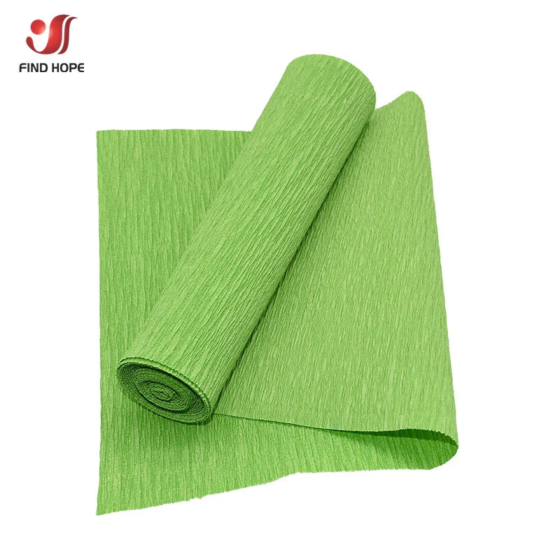 9.8in x 8ft Crepe Paper Roll | 11 Assorted Colors for DIY Paper Flower Decor