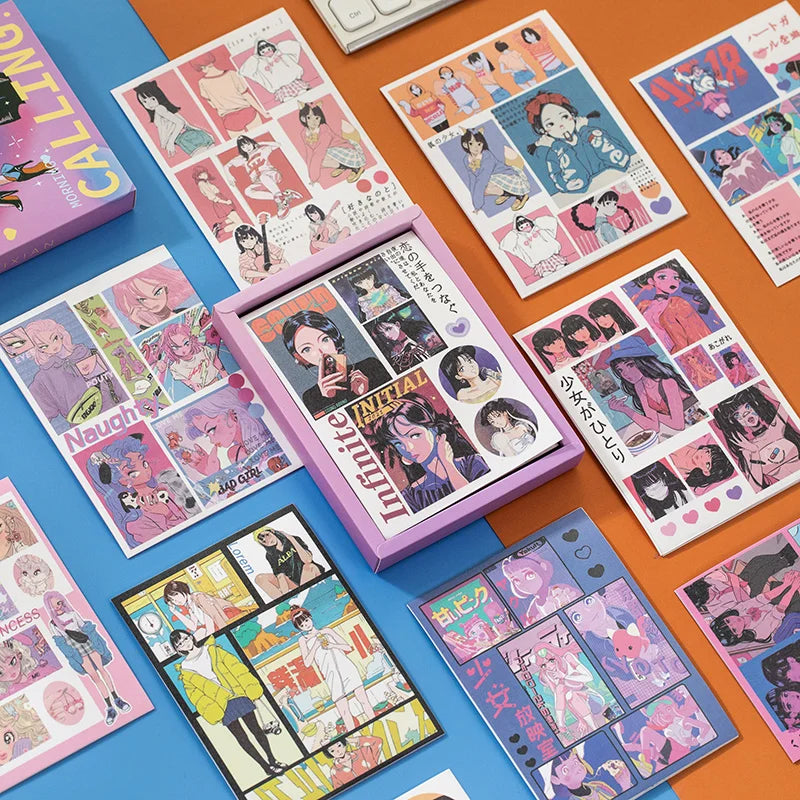 Yoofun Kawaii Colorful Dream Sticker Set | Decorative Stationery for Journaling and Scrapbooking