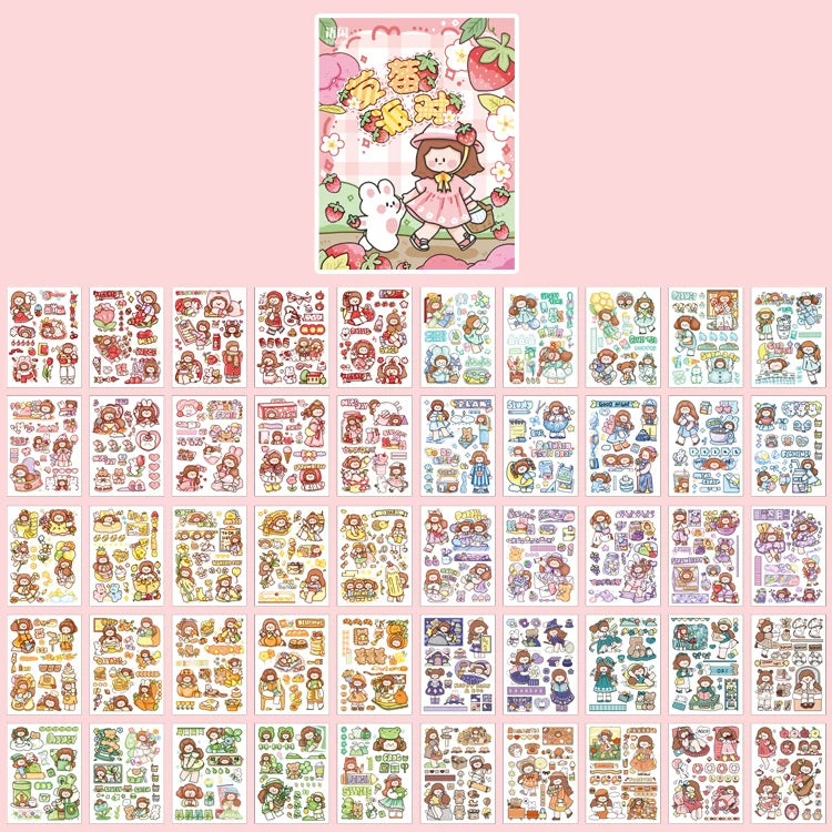 Yoofun Kawaii Colorful Dream Sticker Set | Decorative Stationery for Journaling and Scrapbooking