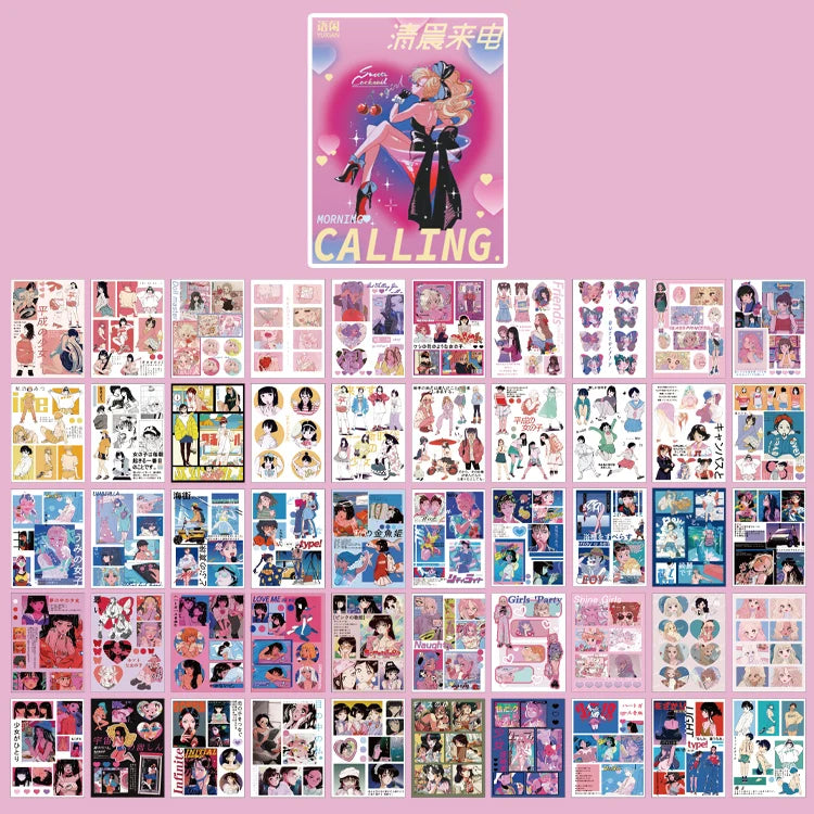 Yoofun Kawaii Colorful Dream Sticker Set | Decorative Stationery for Journaling and Scrapbooking