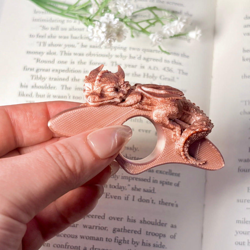 "Cute Dragon"-Thumb Book Holder