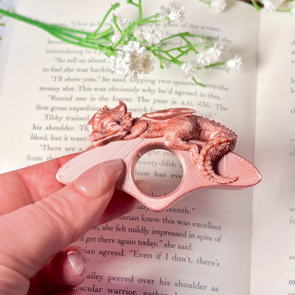 "Cute Dragon"-Thumb Book Holder