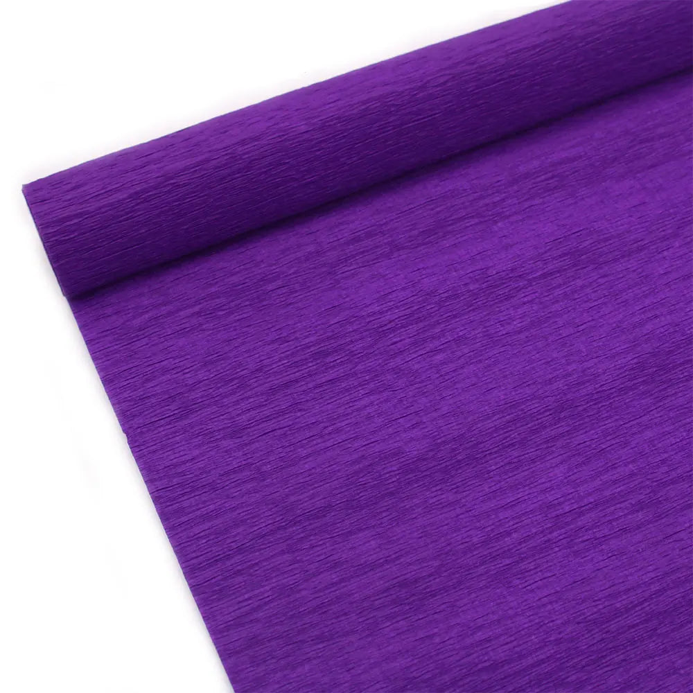 9.8in x 8ft Crepe Paper Roll | 11 Assorted Colors for DIY Paper Flower Decor