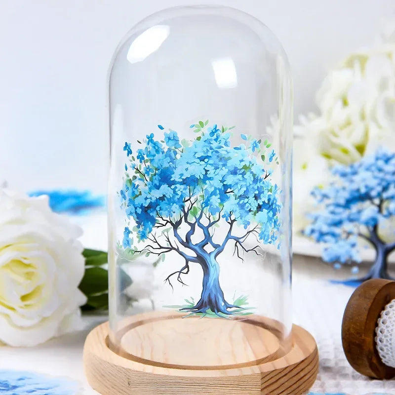 Colorful Tree Theme Stickers for Scrapbook and DIY Decor | 10 Sheets