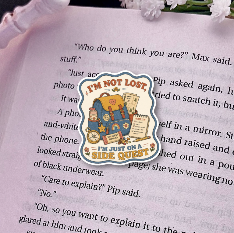 "I'm Not Lost, I'm Just on a Side Quest"-Sticker