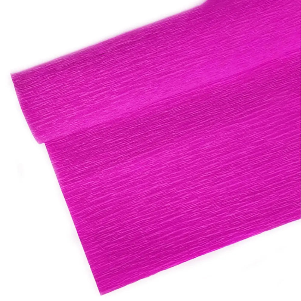 9.8in x 8ft Crepe Paper Roll | 11 Assorted Colors for DIY Paper Flower Decor