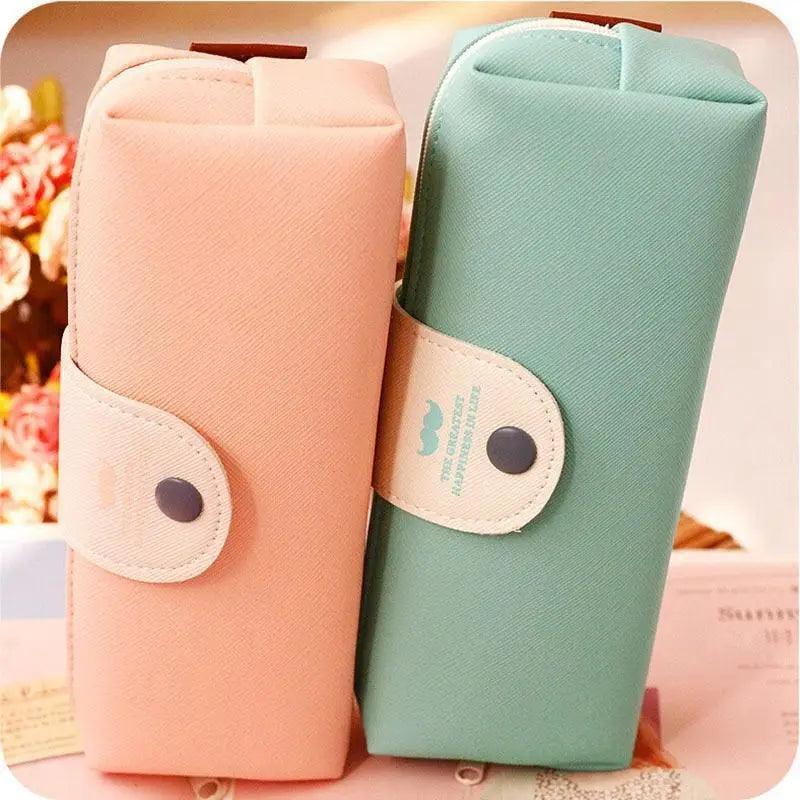 Candy Color Leather-Pencil Cases