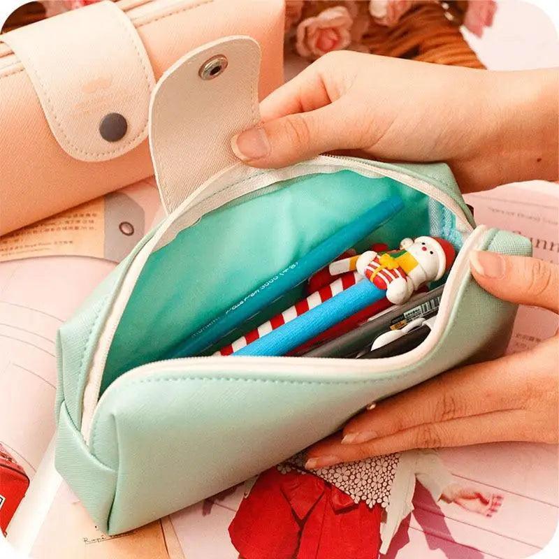 Candy Color Leather-Pencil Cases