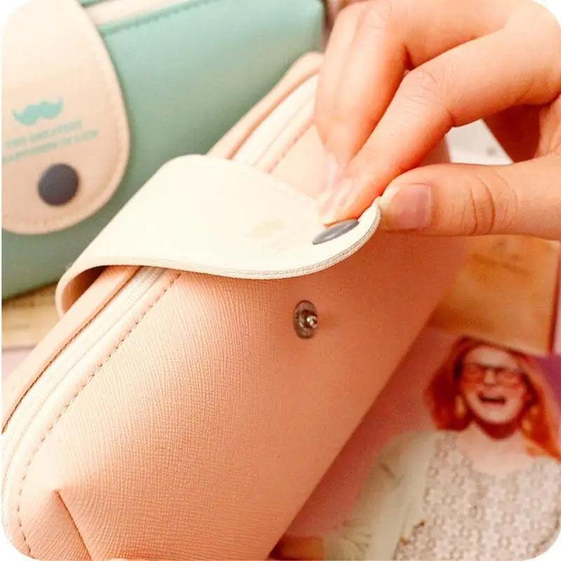 Candy Color Leather-Pencil Cases