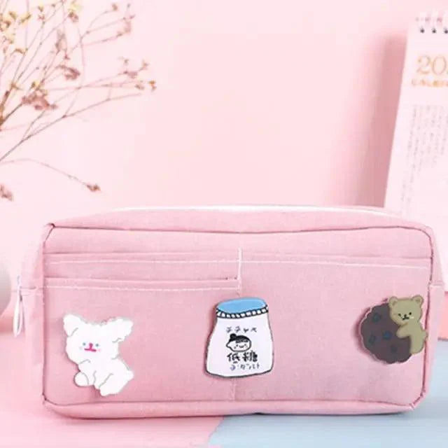 Classic Cartoon Large-Pencil Pouch