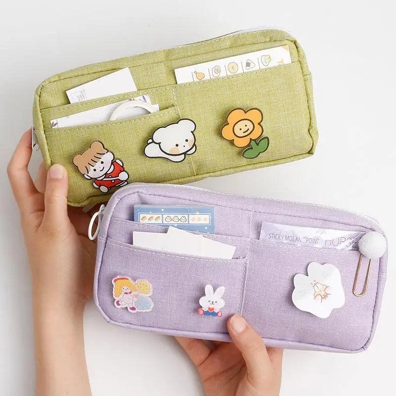 Classic Cartoon Large-Pencil Pouch