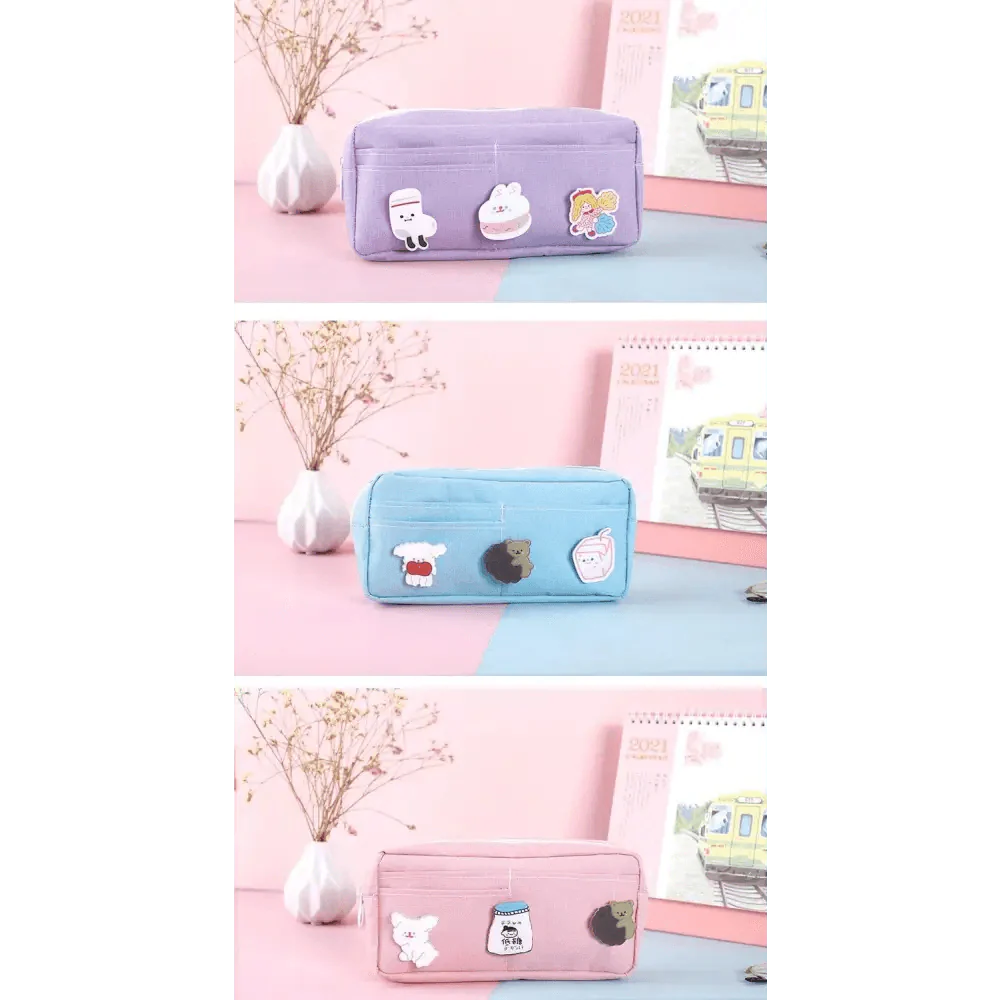 Classic Cartoon Large-Pencil Pouch