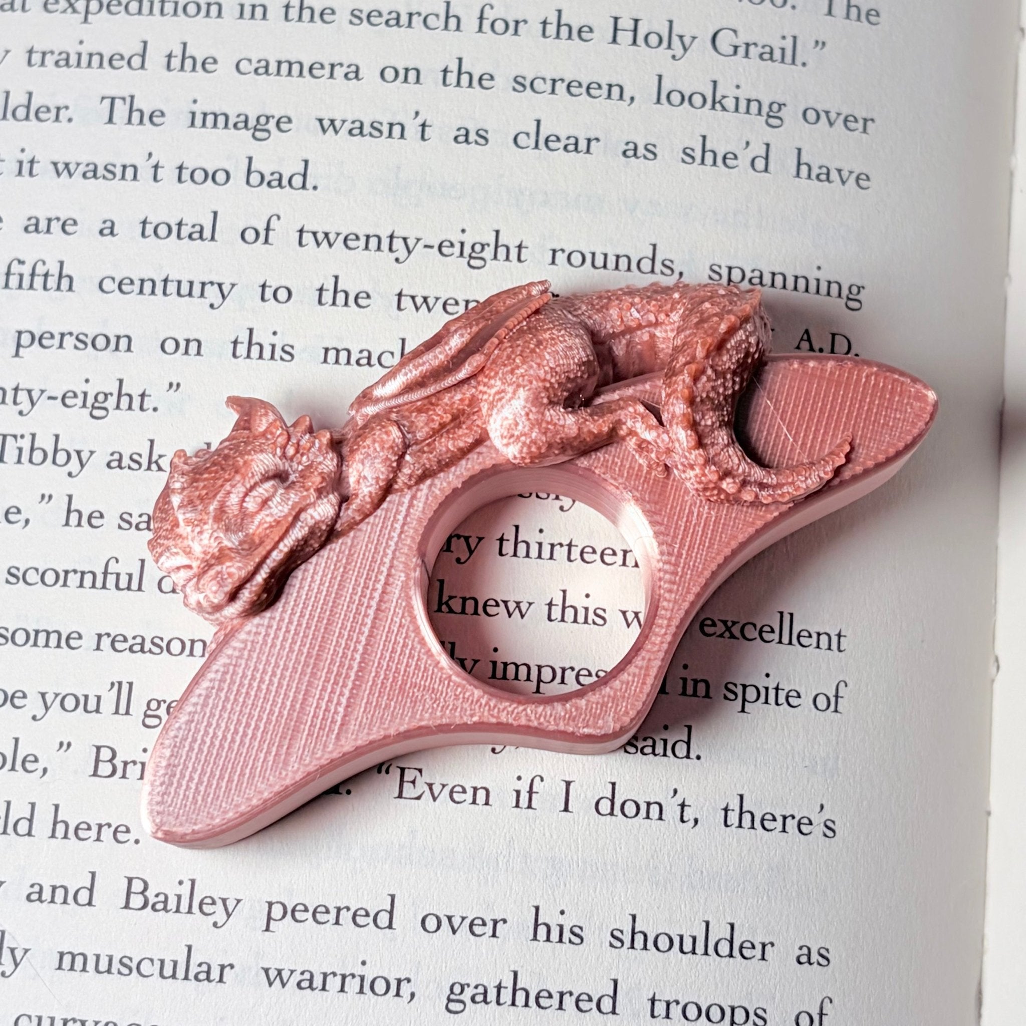 "Cute Dragon"-Thumb Book Holder