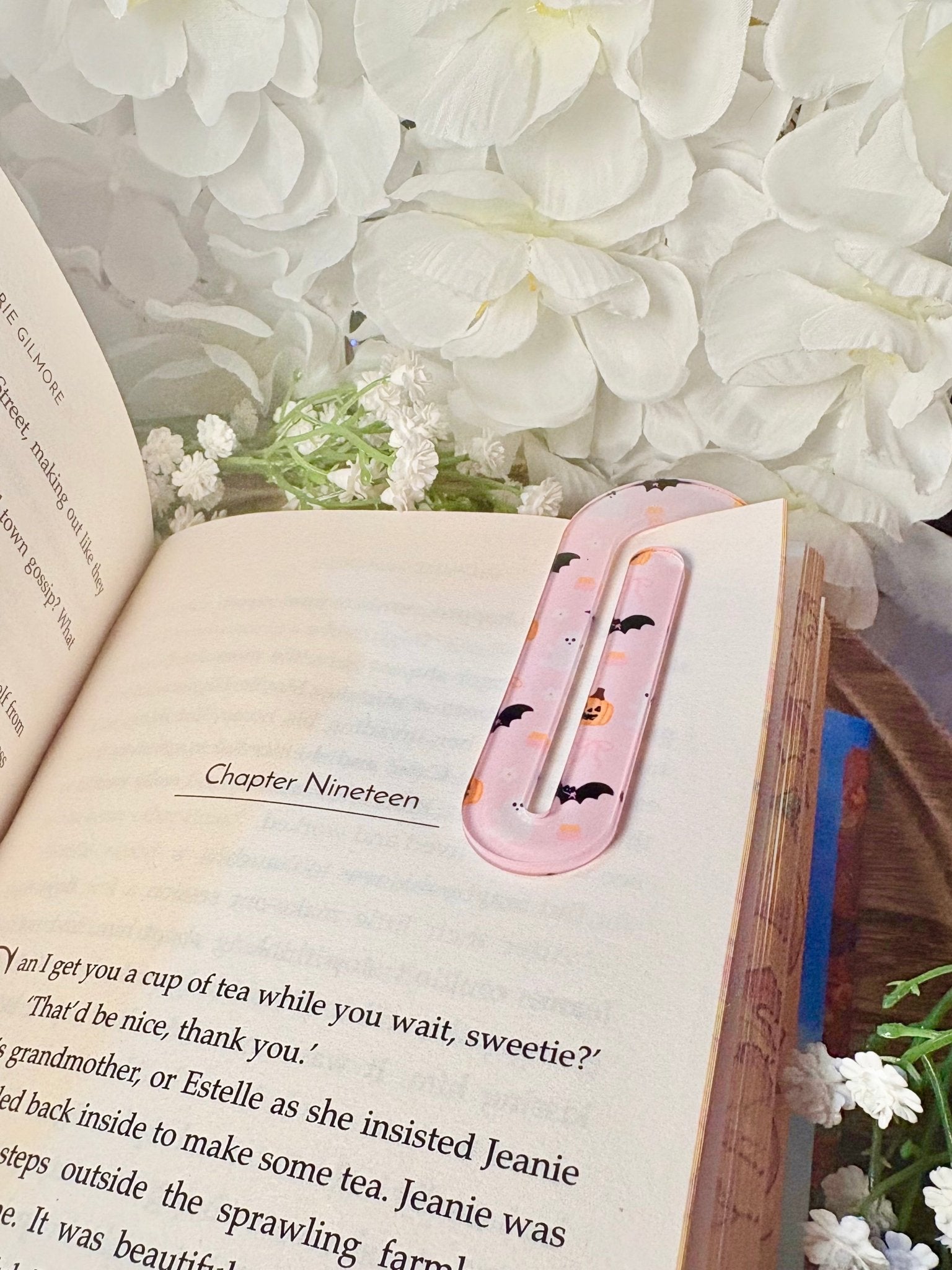 "Dark Romance" Jumbo Paperclip Acrylic Bookmark