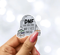 "DNF" Dead From Cringe-Sticker