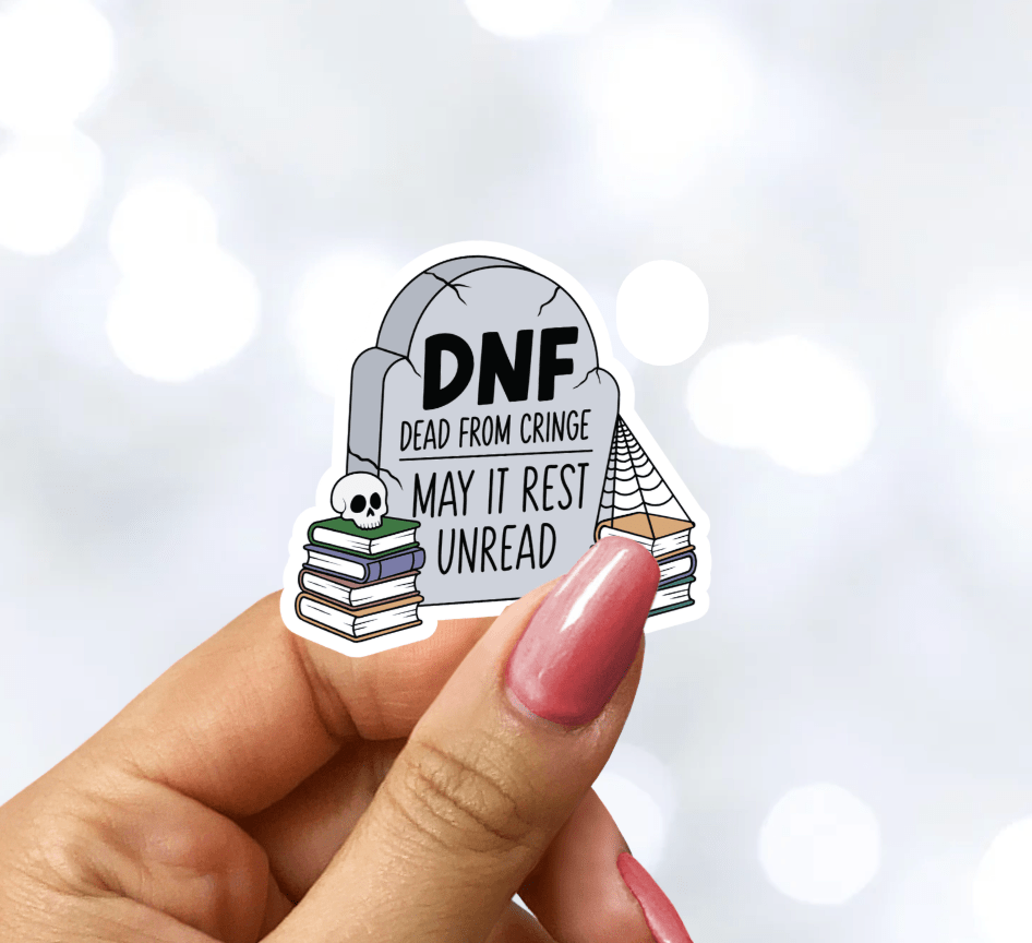 "DNF" Dead From Cringe-Sticker
