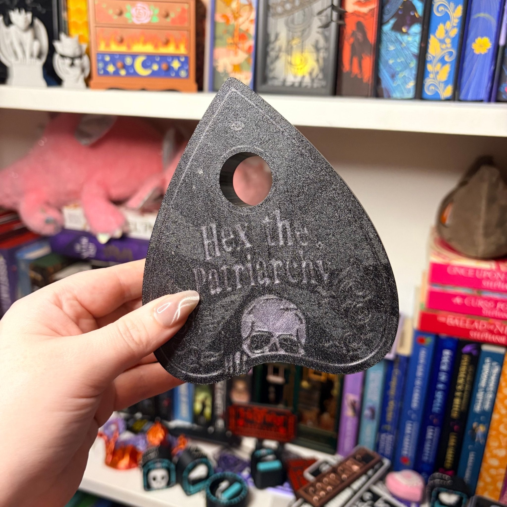 "Hex the Patriarchy"-Light Up Book Nook