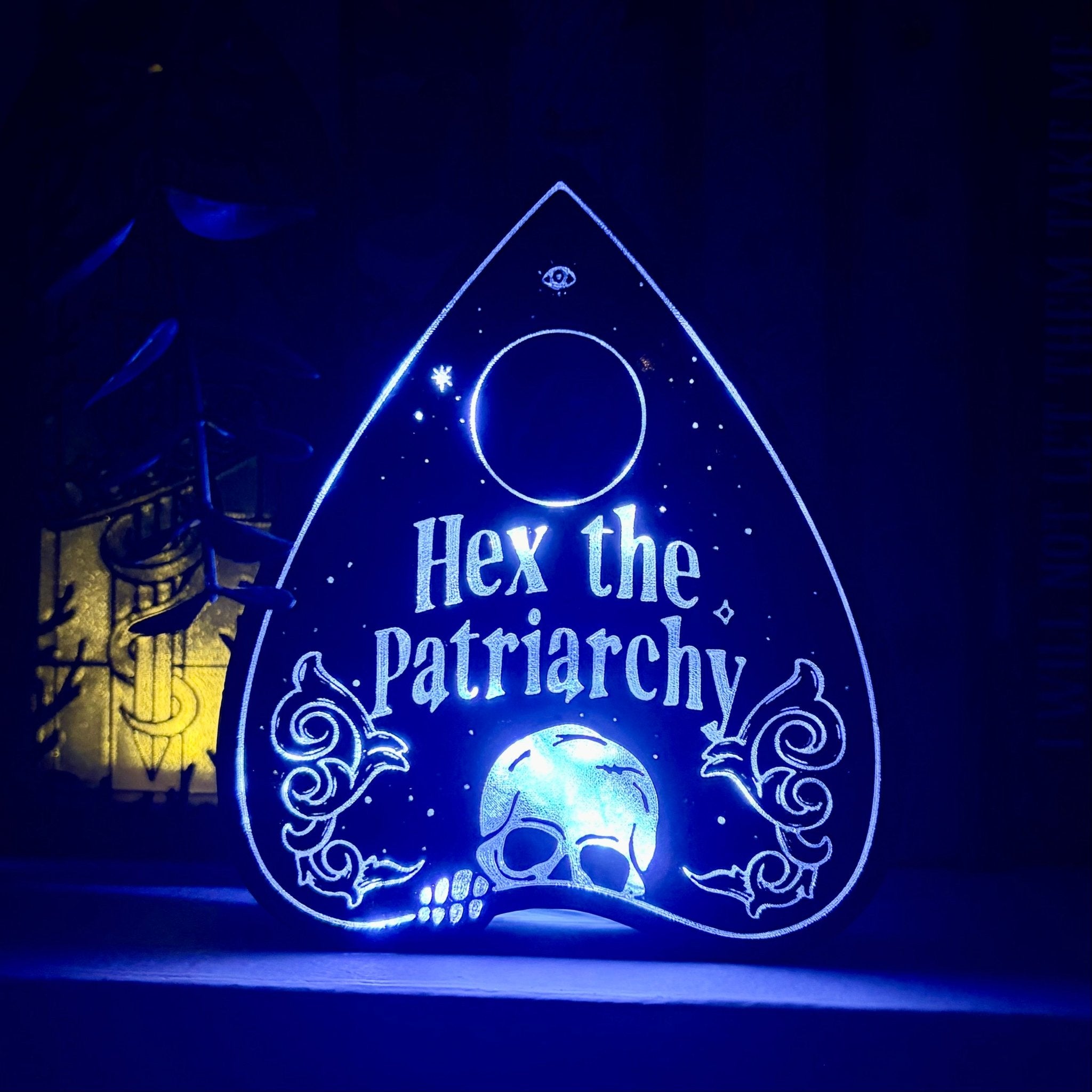 "Hex the Patriarchy"-Light Up Book Nook