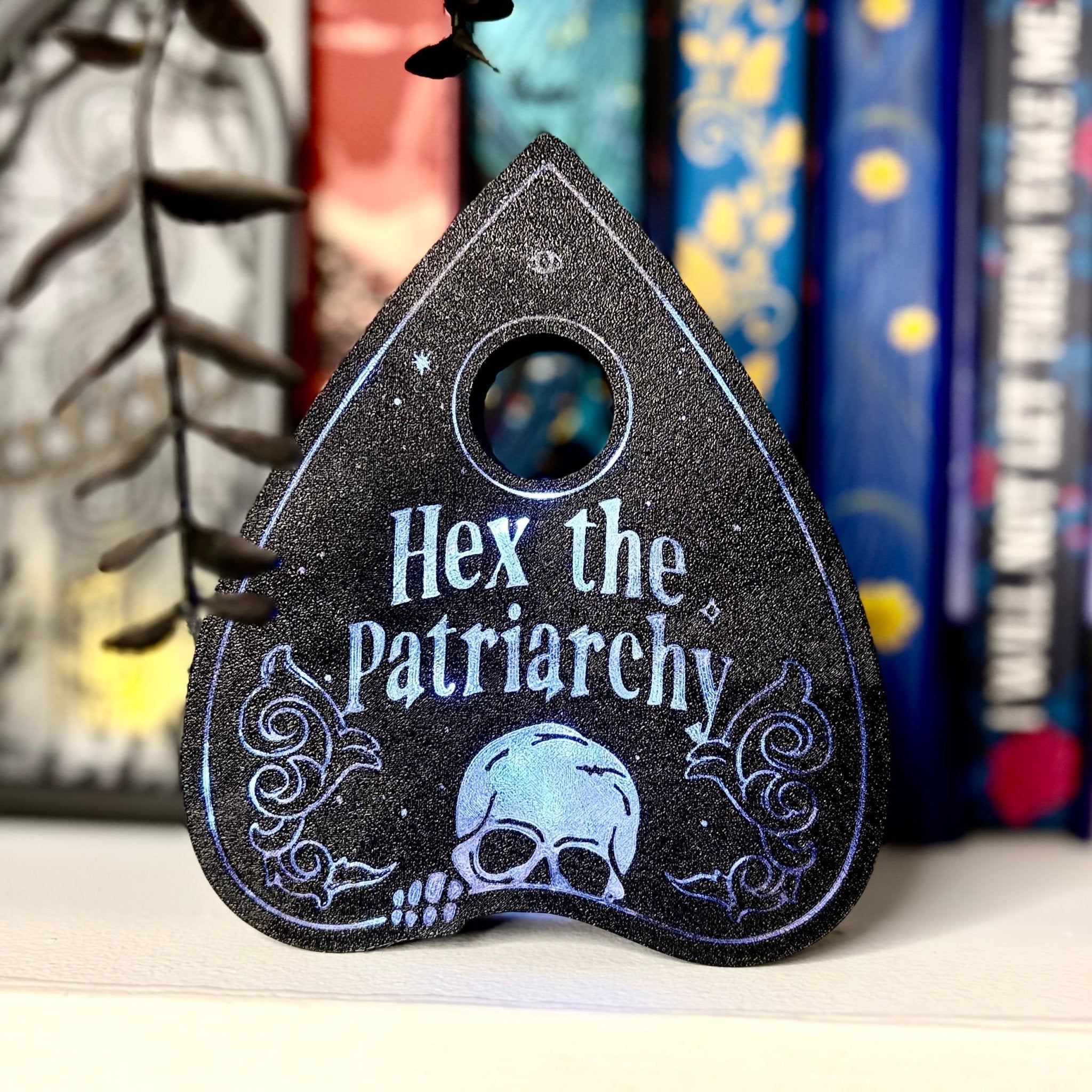"Hex the Patriarchy"-Light Up Book Nook
