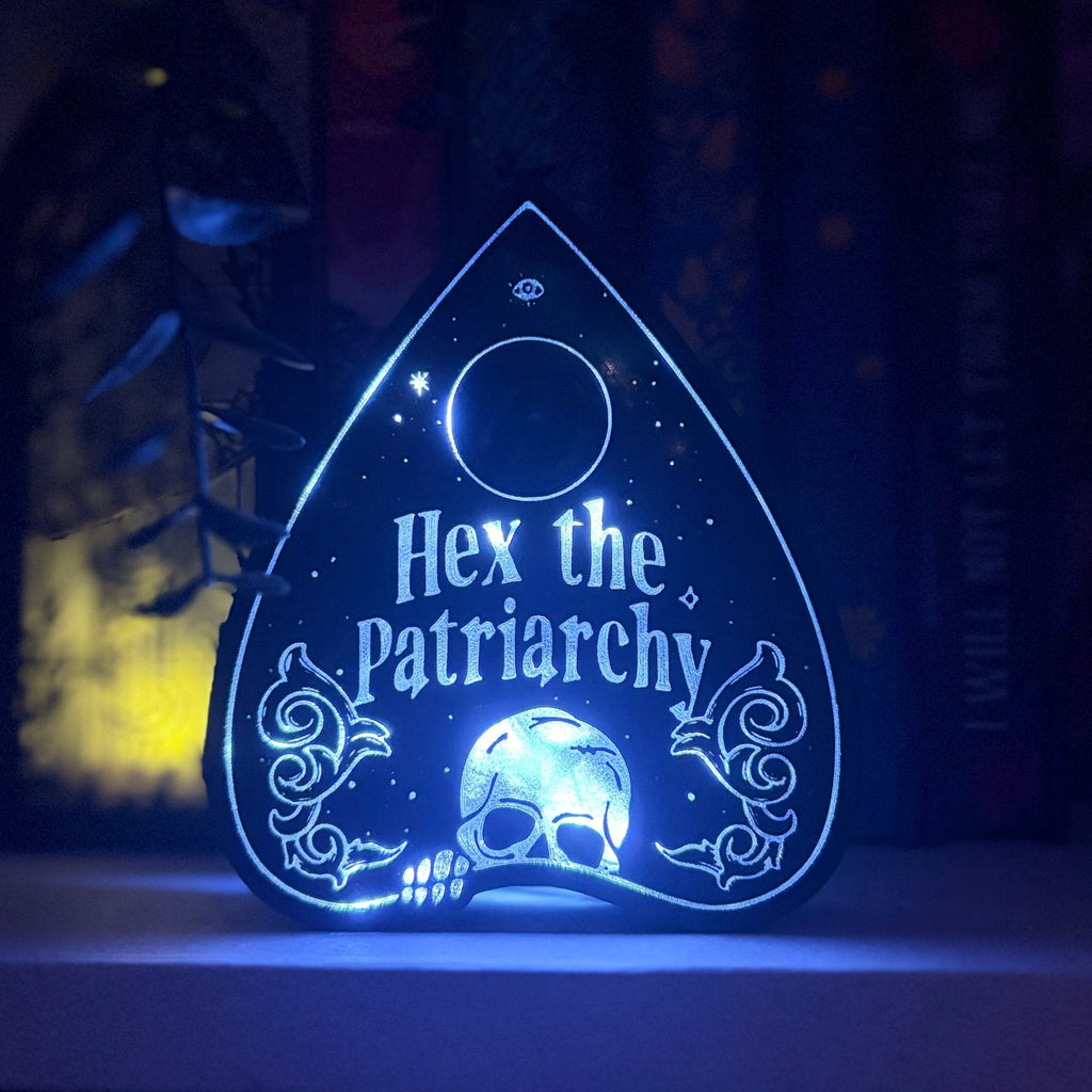 "Hex the Patriarchy"-Light Up Book Nook