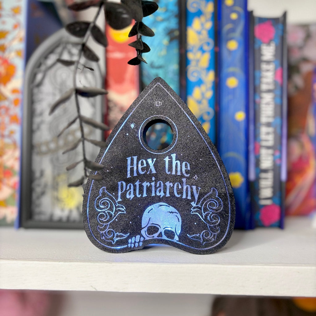 "Hex the Patriarchy"-Light Up Book Nook