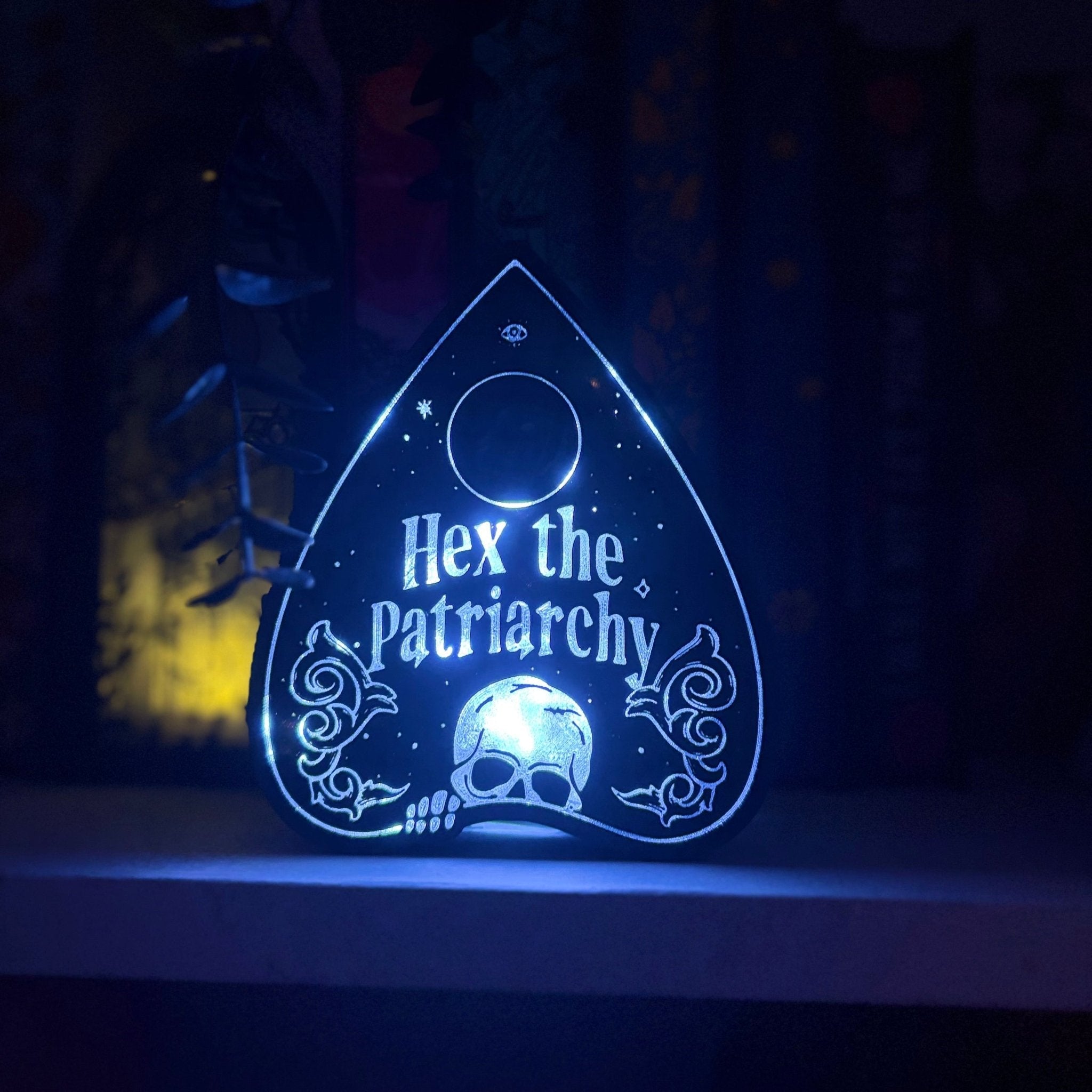 "Hex the Patriarchy"-Light Up Book Nook