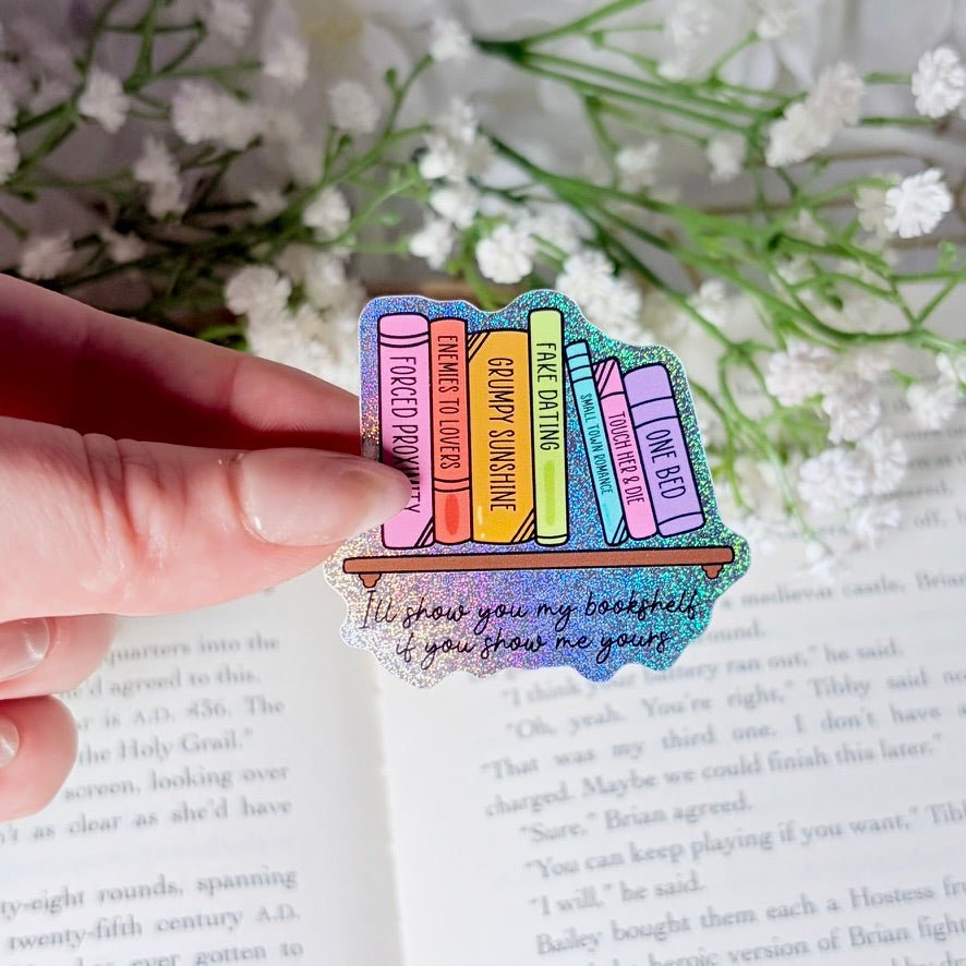 "I'll Show You My Shelf If You Show Me Yours"-Sticker