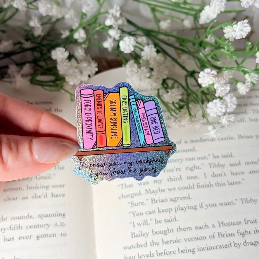 "I'll Show You My Shelf If You Show Me Yours"-Sticker