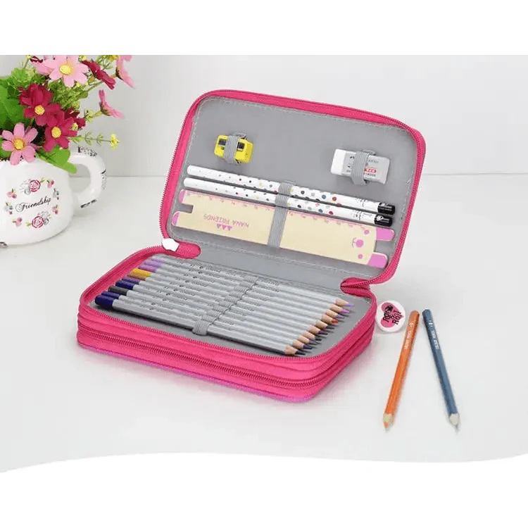 Large Pencil Case With Compartments-Pencil Case
