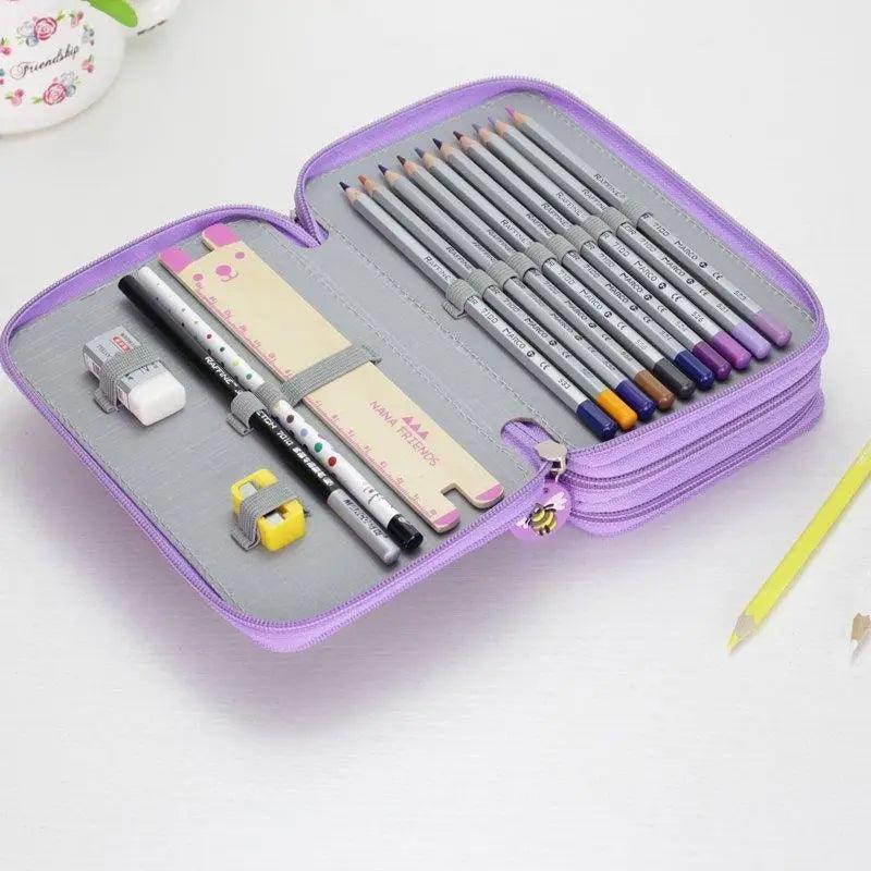 Large Pencil Case With Compartments-Pencil Case