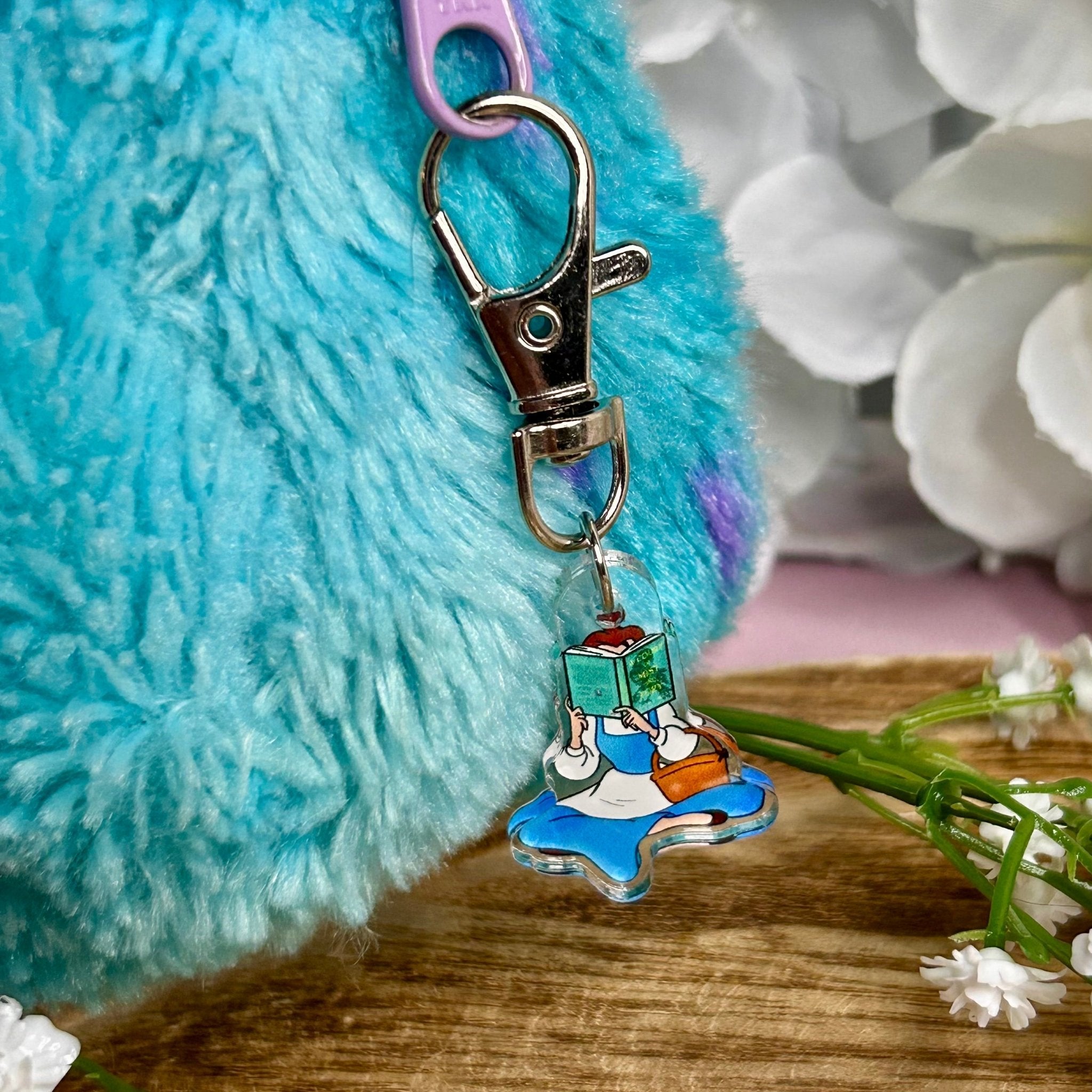 "Princess Reading A Court of Mist and Fury"-USB-C Dust Plugs