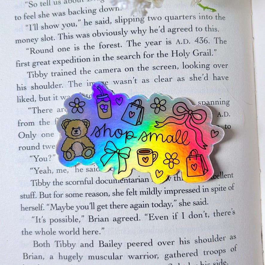"Shop Small"-Sticker