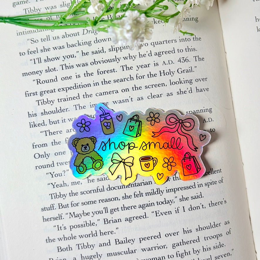 "Shop Small"-Sticker