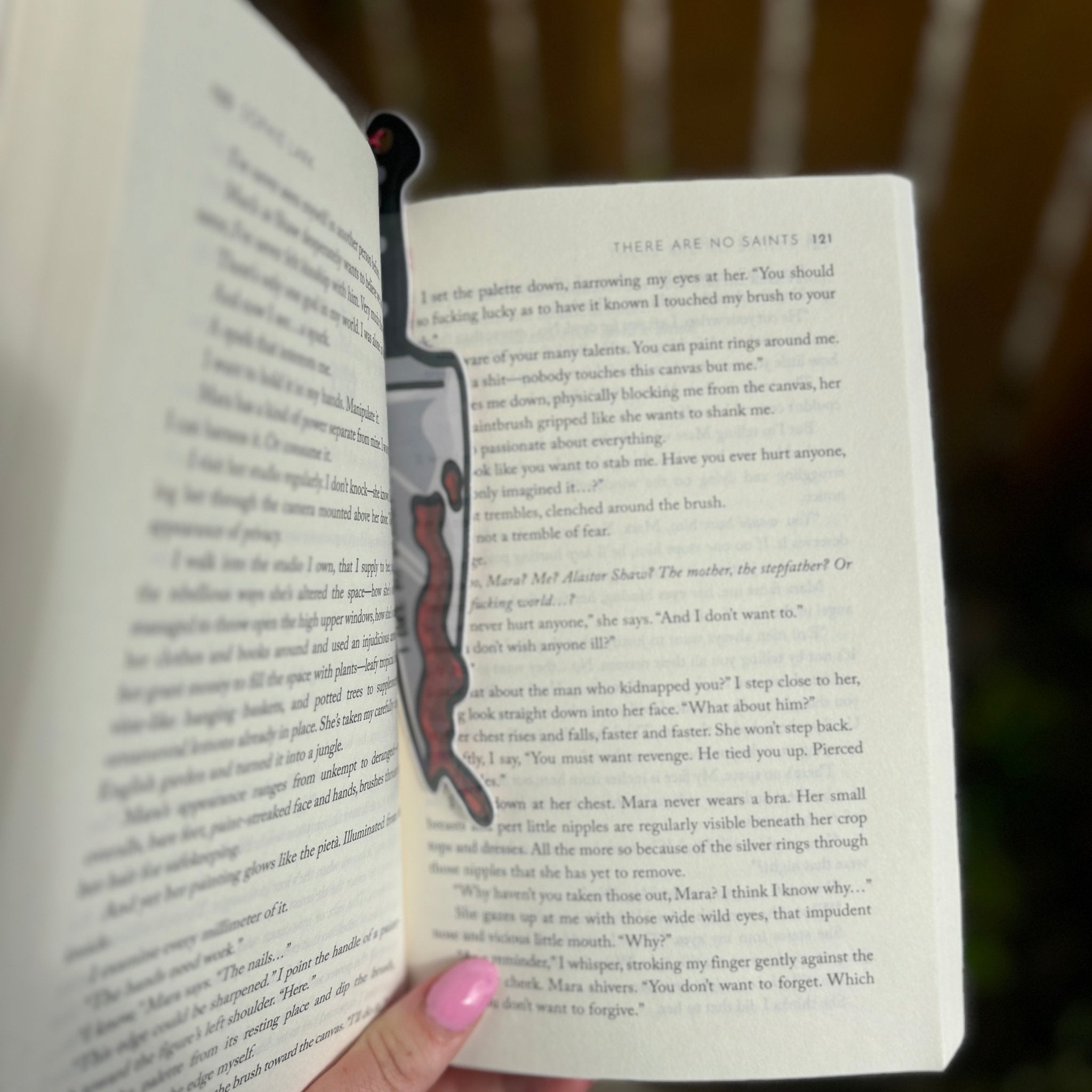 "Thriller Knife"-Bookmark