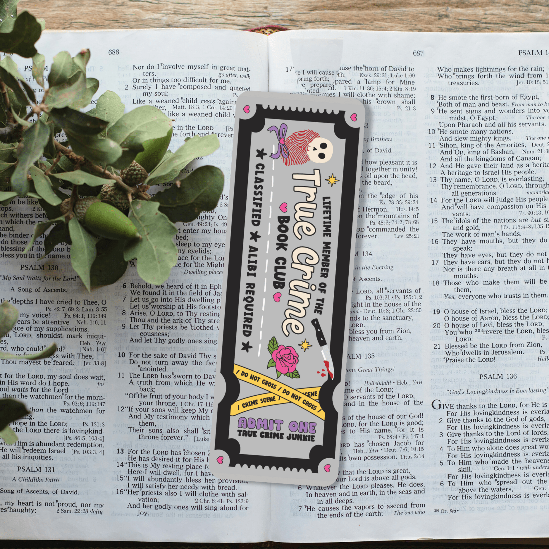 "True Crime Book Club"-Bookmark
